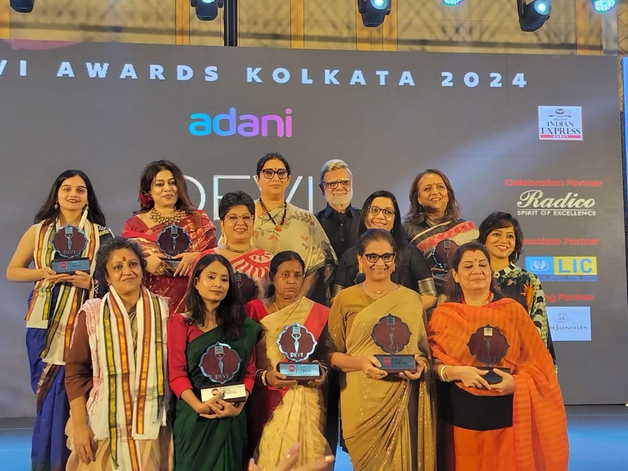 Barnali Chattopadhyay among the honourees at the Devi Awards, Kolkata, 2024